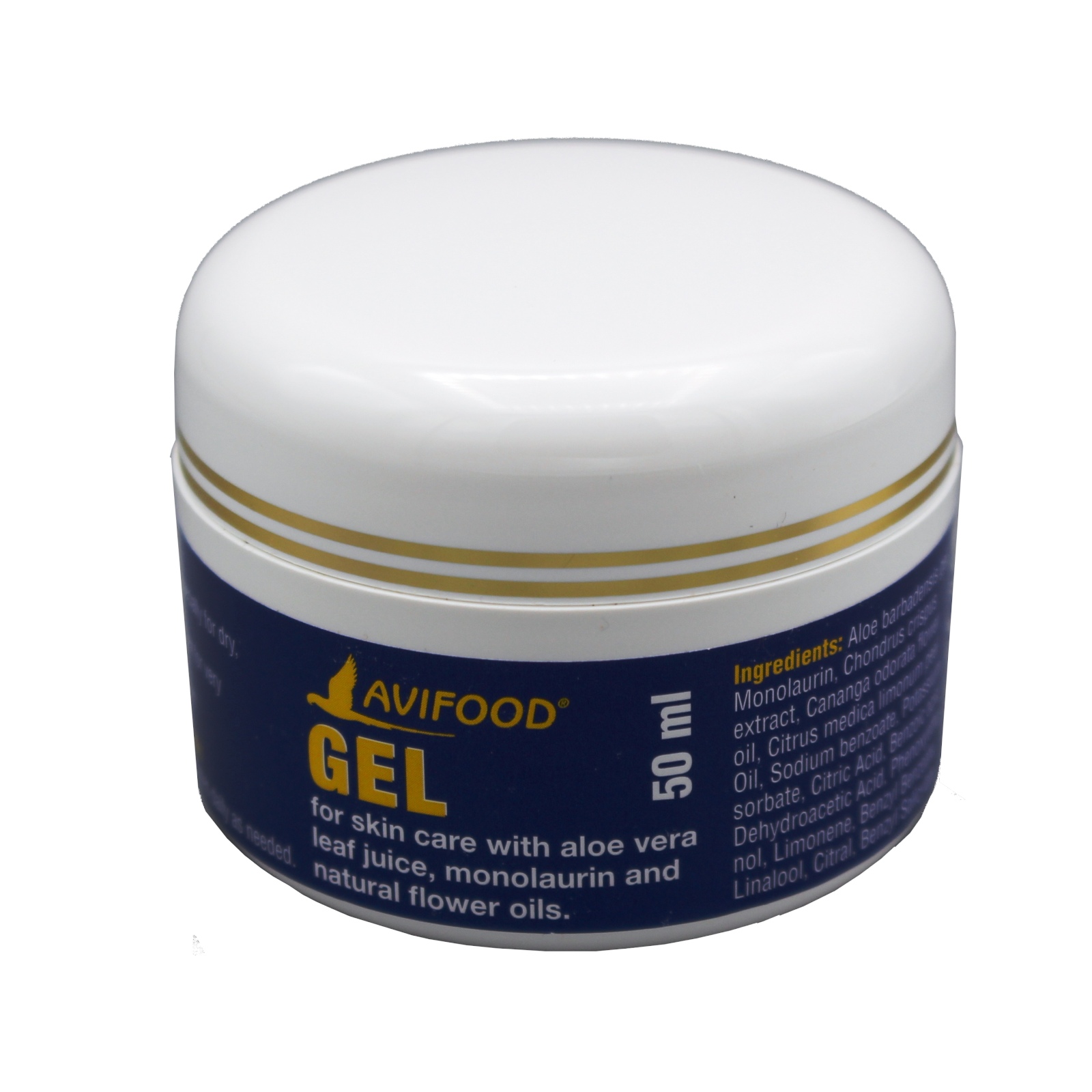 A tub of Avifood Gel