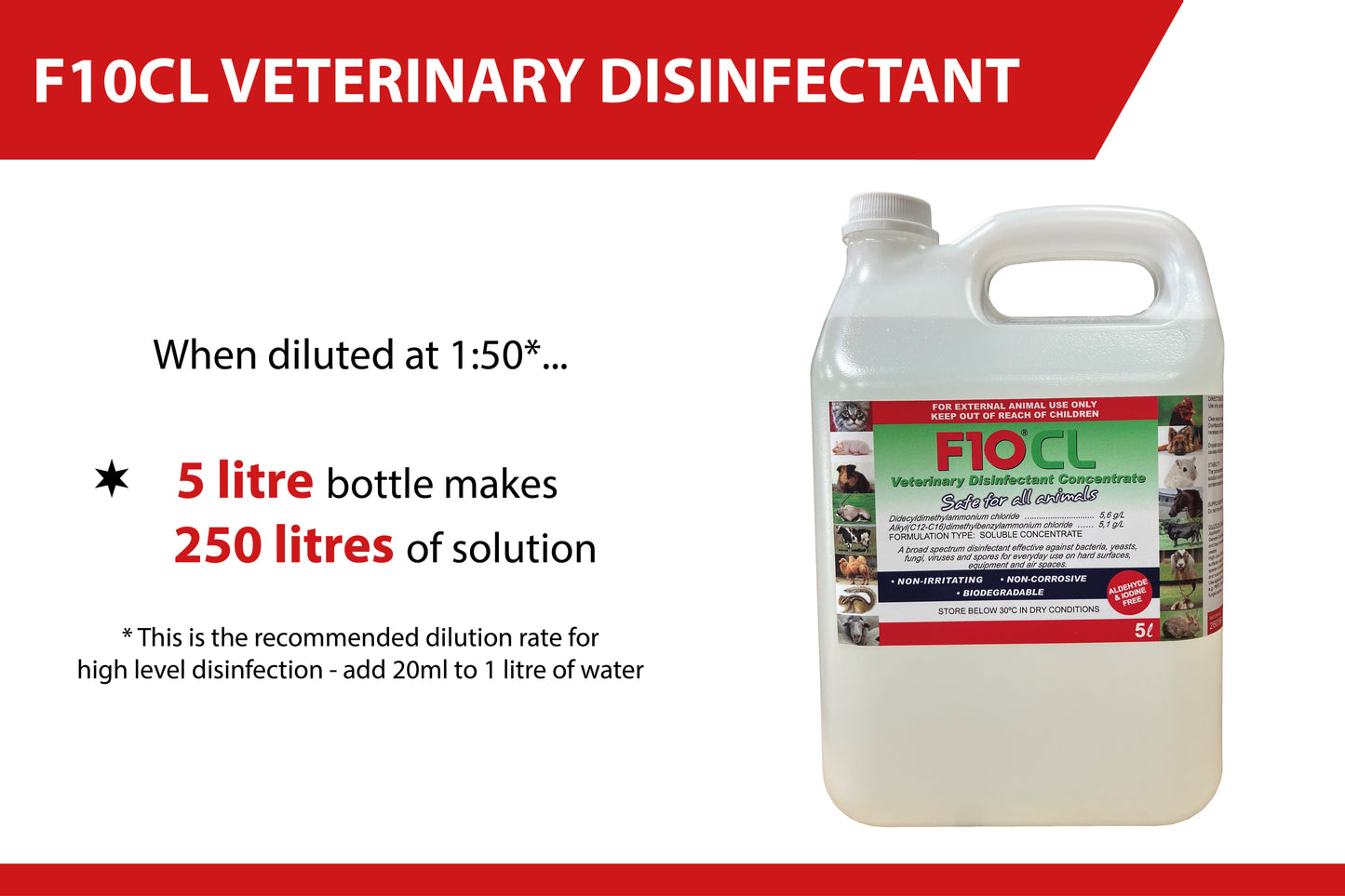 F10CL Veterinary Disinfectant
