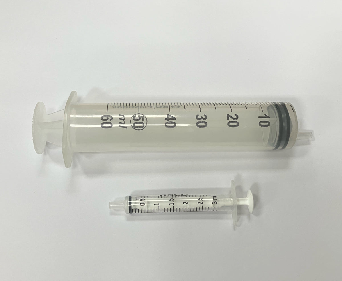 50ml and 3ml syringe