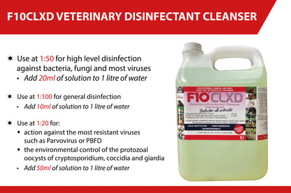 F10CLXD Veterinary Disinfectant/Cleanser