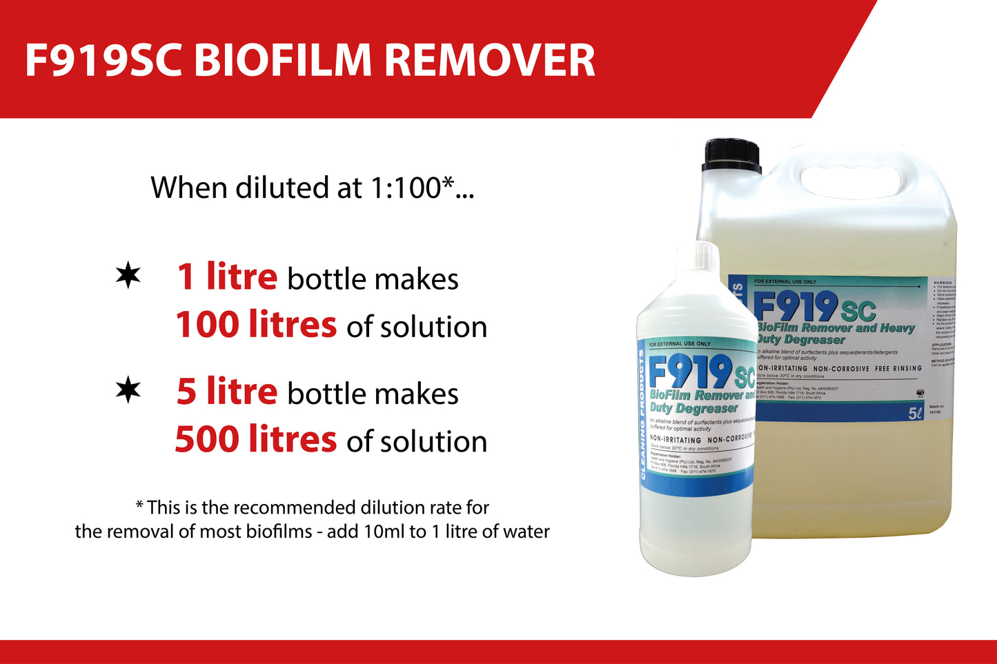 F919SC Biofilm Remover