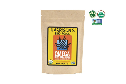 A bag of Omega Harrison's Bird Bread