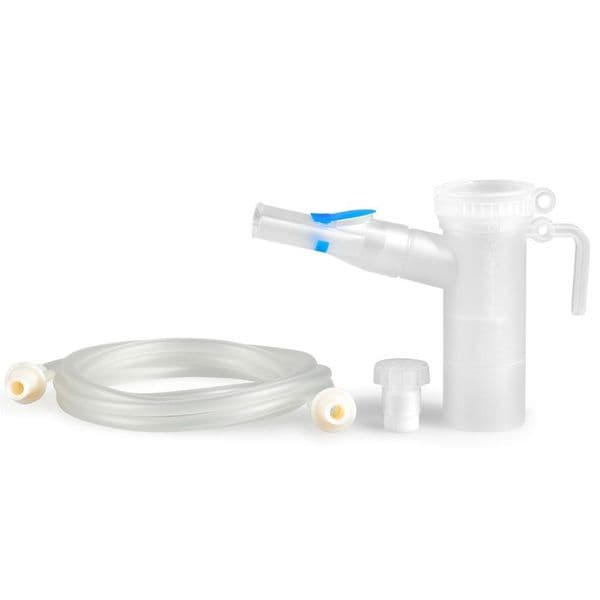 A pari compact nebuliser year pack, comprising tubing, filter and mouthpiece unit